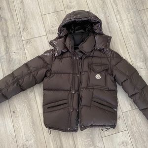 Moncler brown giubbotto jacket men’s size small 1